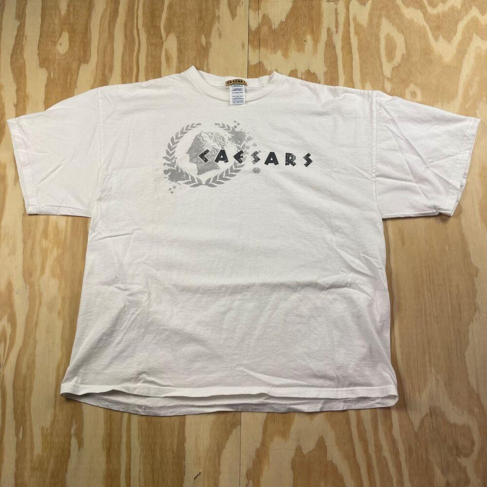 Vintage Caesars Palace Las Vegas Graphic T-Shirt – White – Men’s XXL